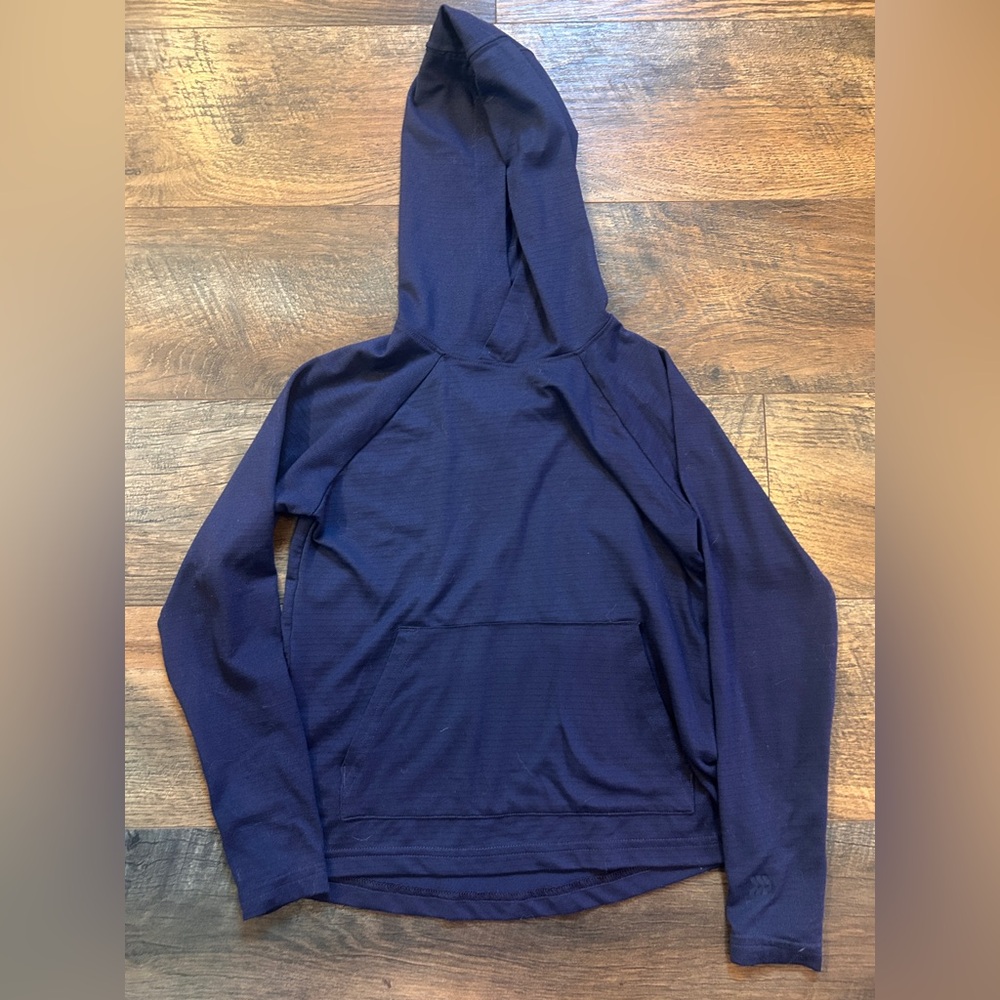 All In Motion Long Sleeve Hooded Shirt Size XS 4/5 Blue